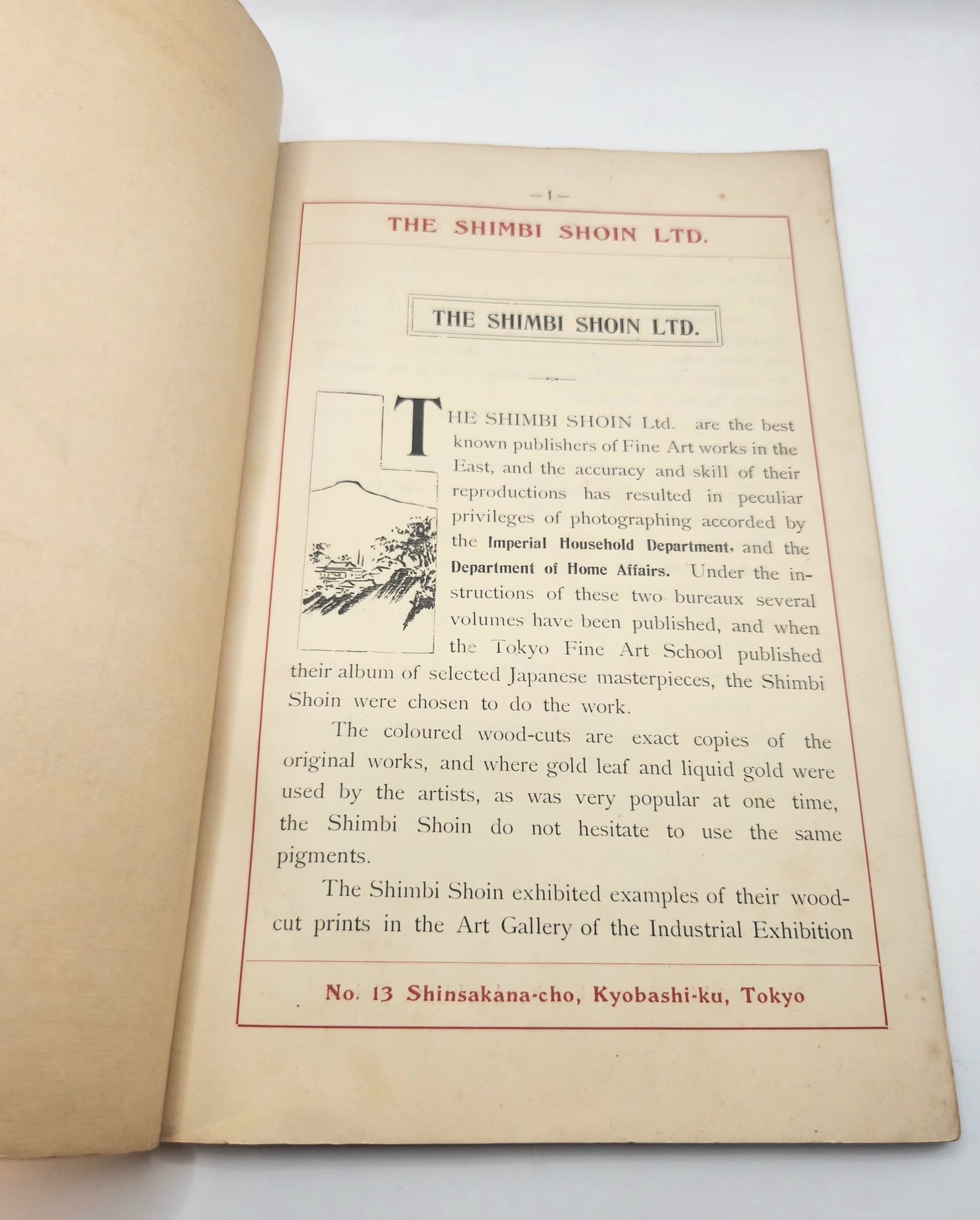 1910 Shimbi Shoin Japanese Art Catalog