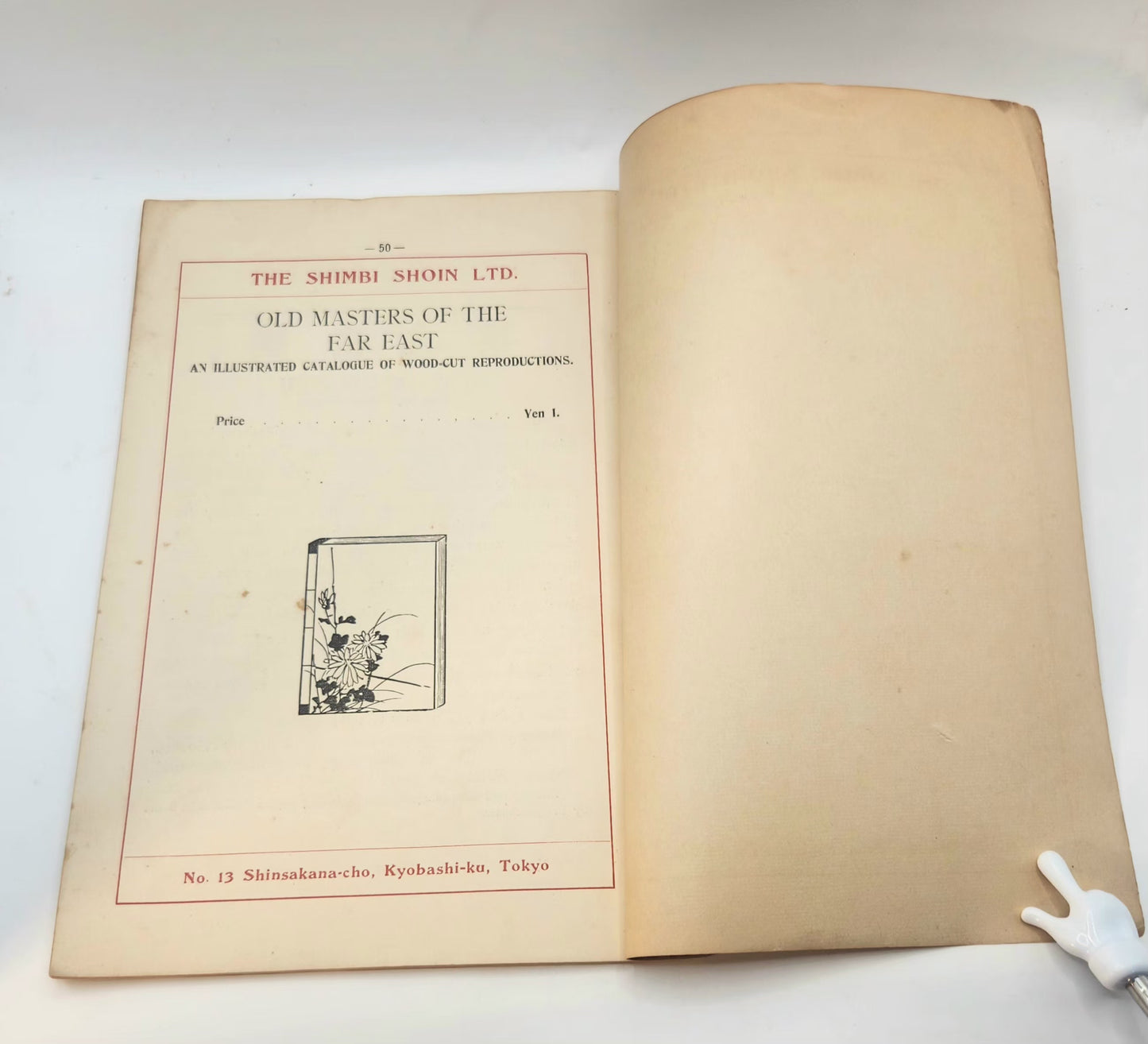 1910 Shimbi Shoin Japanese Art Catalog